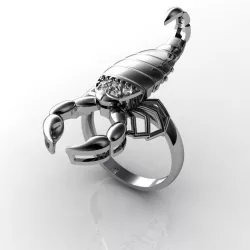 movable ring Scorpion for printing 3D print model