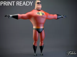 Mr Incredible Printable 3D print model