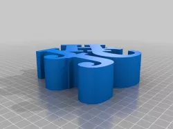 My Customized WORD Sculpture initials