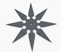 Ninja Star - 8 Point  3D print model