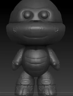 Ninja Turtle Chibi 3D print model