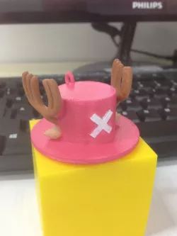 One piese Chopper Key chain 3D print model