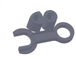 Out of Roundness Example - Three Lobe Set 3D print model