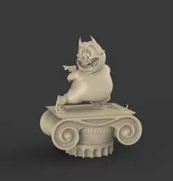 Pain figurine 3D print model