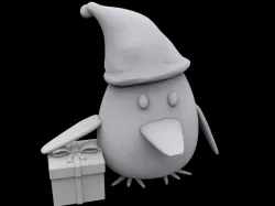 Penguin gift 3D print model