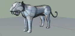 Prehistoric Panther  3D print model