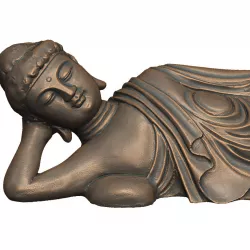 Print Ready 3D Model Lying Buddha statue 3D print model
