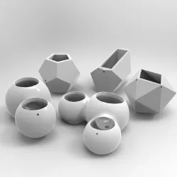 Printable Geomorph Hanging Gardens 3D print model
