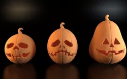 Pumpkins for Halloween 3D print model