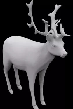 Reindeer 3D print model