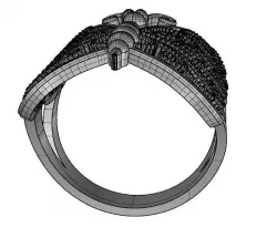 Ring Butterfly 3D print model
