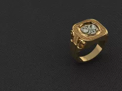 Ring-Coat-Eagle 3D print model