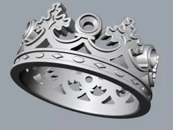 ring crown diameter  3D print model