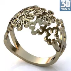 Ring flower m3 3D print model