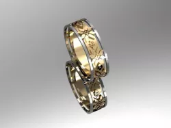 Ring STL model  wedding 3D print model