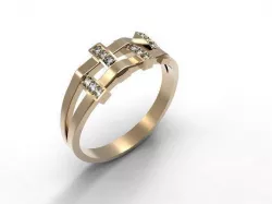 Ring with jumpers 3D print model