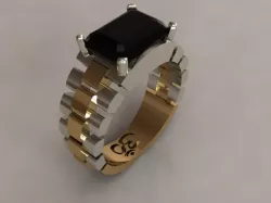 Rolex men ring No 03 3D print model