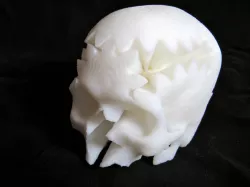 Rotating Skull Gear 3D print model