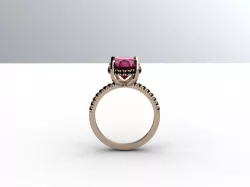ruby Ring 3D print model