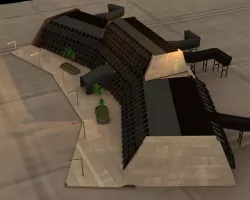 Scifi Airspaceport 3D print model