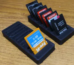 SD Card Rack 3D print model
