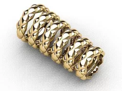 Set wedding ring 3D print model