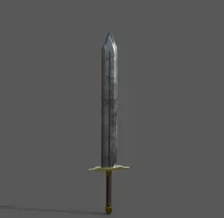 Simple Sword Free 3D model