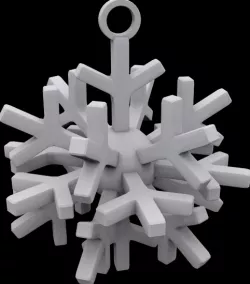Snowflake globe 3D print model