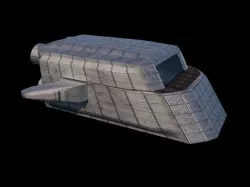 Space Cruiser Free low-poly  3D model
