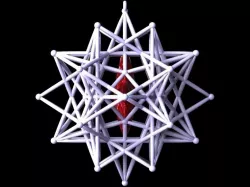 STAR IN STAR ROD 3D print model
