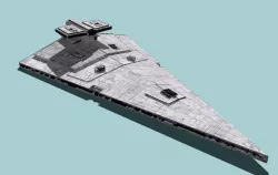 Star wars Vendicator star destroyer 3D print model