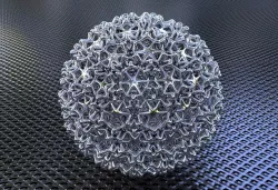 STARFISH IN SPHERE STRUCTURE PENDANT 3D print model