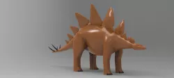 Stegosaurus 3D print model