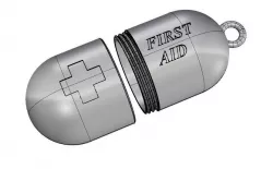 Storage Pill Pendant 3D print model
