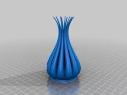 String Vase 3D print model