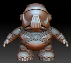 Super Short Shock Trooper 3D print model