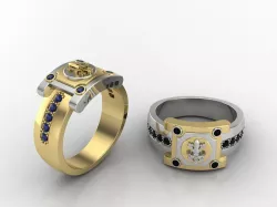 Sword Ring 3D print model