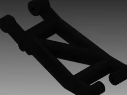 Team Associated B44 Stronger rear suspension arm 3D print model