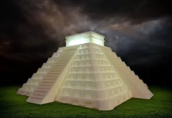 Temple of Kukulkan at Chichen Itza 3D print model