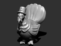 Thanksgiving Turkey 3D print model