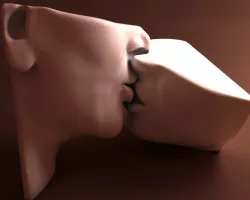 The Kiss 3D print model