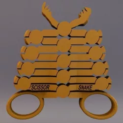 The Scissor Snake 3D print model