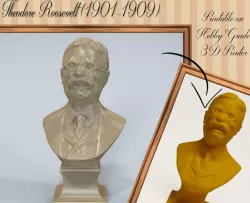 Theodore Roosevelt 3D print model