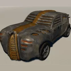 Thracar Low-poly  3D print model