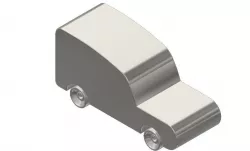 Titanium Toy Car 3D print model