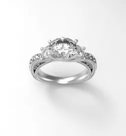 trio ring cool 3D print model