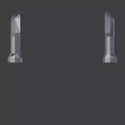 Uintatherium Arms STL 3D print model
