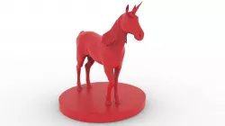 Unicorn 3D print model