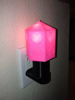 Valentine Night Light 3D print model