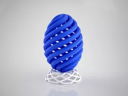 Vortex Egg Support 3D print model
